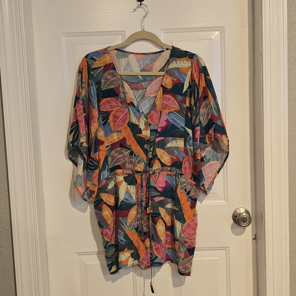 Cupshe Tropical Romper Boho Vacation Resort Outfit (🌺🌴 HOST PICK 🌺🌴) - Picture 2 of 6